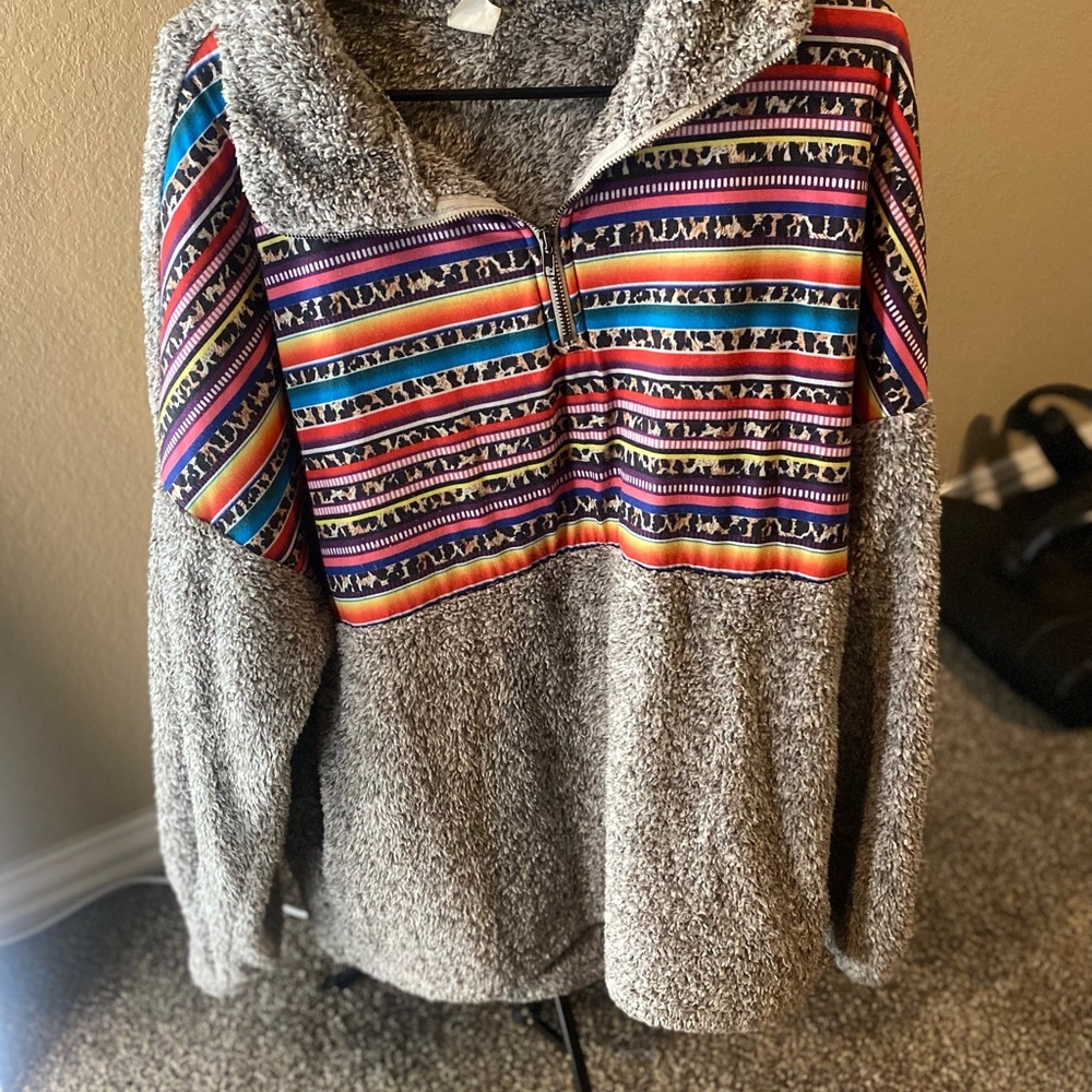 Multicolor Patterned Women's Jacket